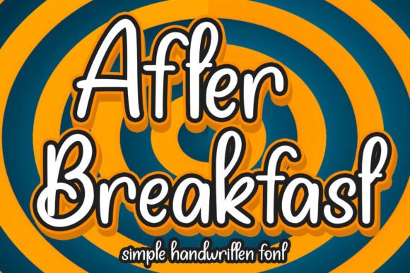 After Breakfast Font: Your Secret Weapon for Crafty, Commercial Charm
