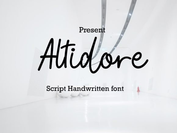 Altidore: The Modern Script Font for Crafters