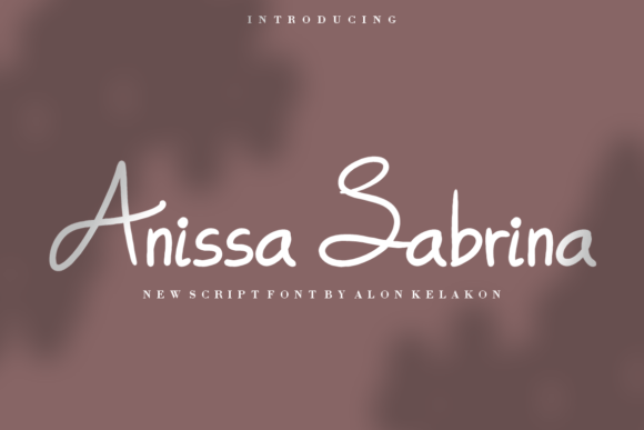 Anissa Sabrina: An Elegant Script Font for Digital Design