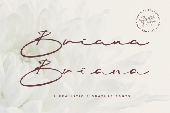 Briana: A Signature Font for Authentic Marketing Communication