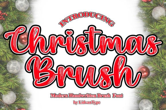 Christmas Brush: A Font Built for Editorial Warmth