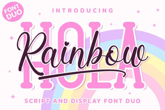 Discover Hola Rainbow Duo: The Fresh Font Pairing That Elevates Your Brand