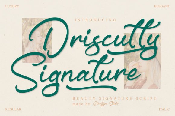 Driscutty: A Signature Font for Your Brand’s Personal Touch