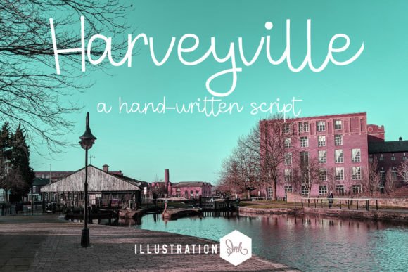 Harveyville: A Script Font That Weaves Whimsy Into Brand Stories