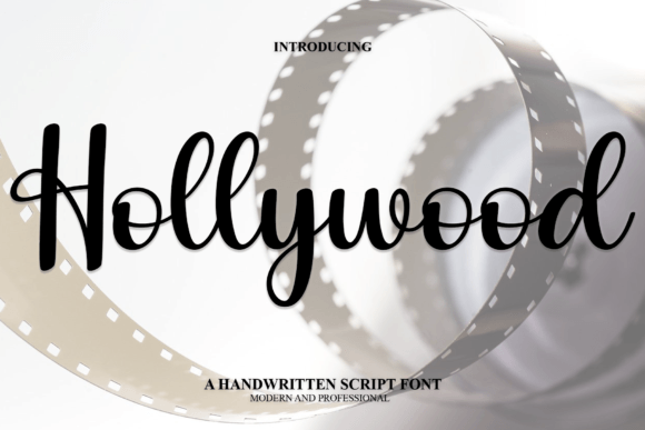 Hollywood: The Script Font for Small Business Branding