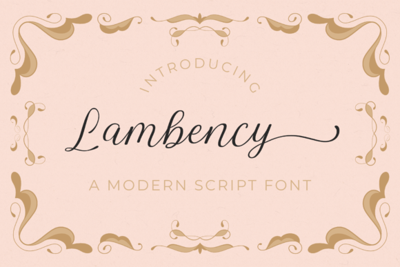 Lambency: An Elegant Script Font for Makers and Product Creators