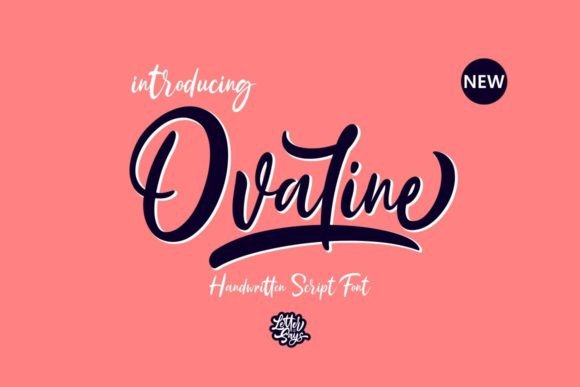 Ovaline: A Modern Script Font for Campaign Graphics