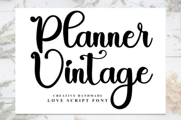 Planner Vintage: A Font Review from Real Branding Work