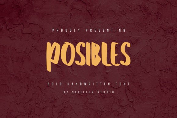 Posibles: A Font That Gives Your Brand a Handwritten Personality