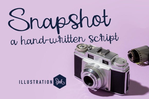 Snapshot: A Hand-Crafted Script Font for Editorial Warmth