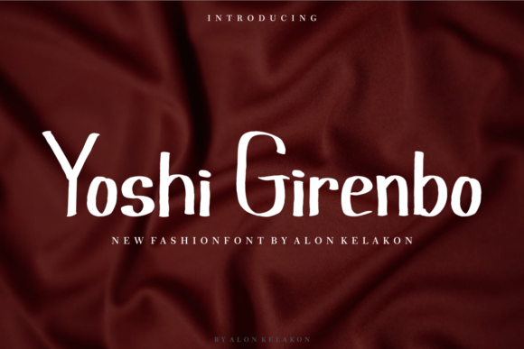 Yoshi Girenbo: A Font Made for Your Hands-On Craft